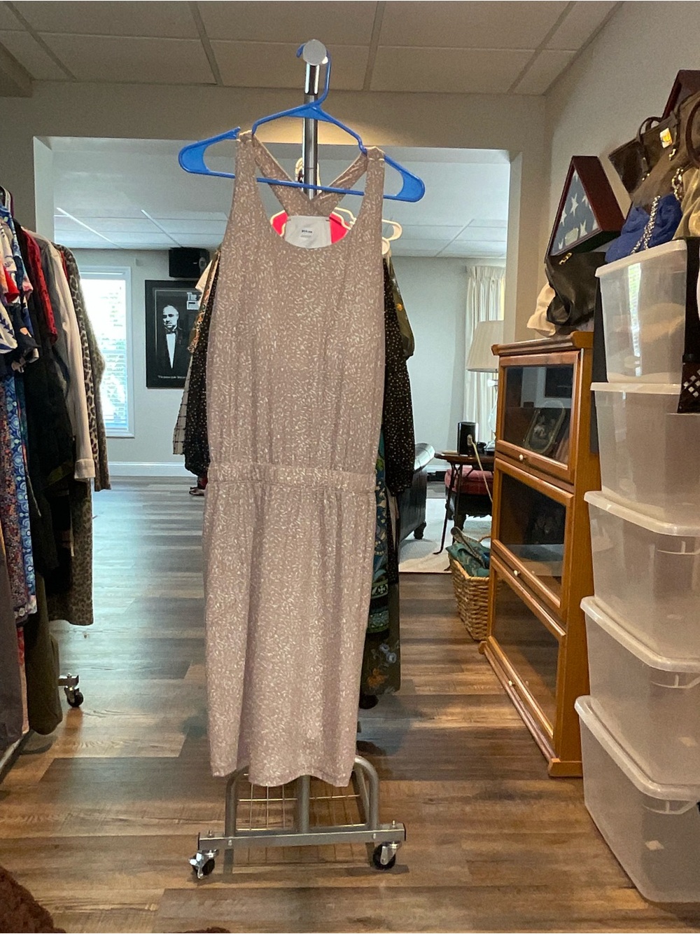 Prana Dusty Pink Sleeveless Midi Dress